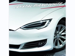 Piano en TPU en cristal blanc