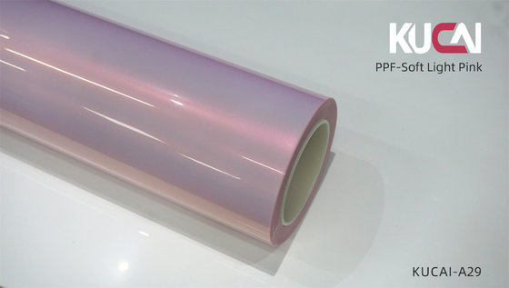 Film de protection de peinture TPU rose clair doux PPF pour carrosserie de voiture KUCAI Manufacture
