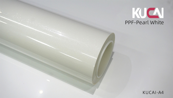 Peinture blanche de perle Film de protection TPU Couleur PPF 7,5 Mil épaisseur emballage automobile en gros