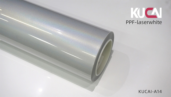 TPU Laser PPF enroulé en couleur blanche film de protection de peinture automatique épaisseur 7,5 mil